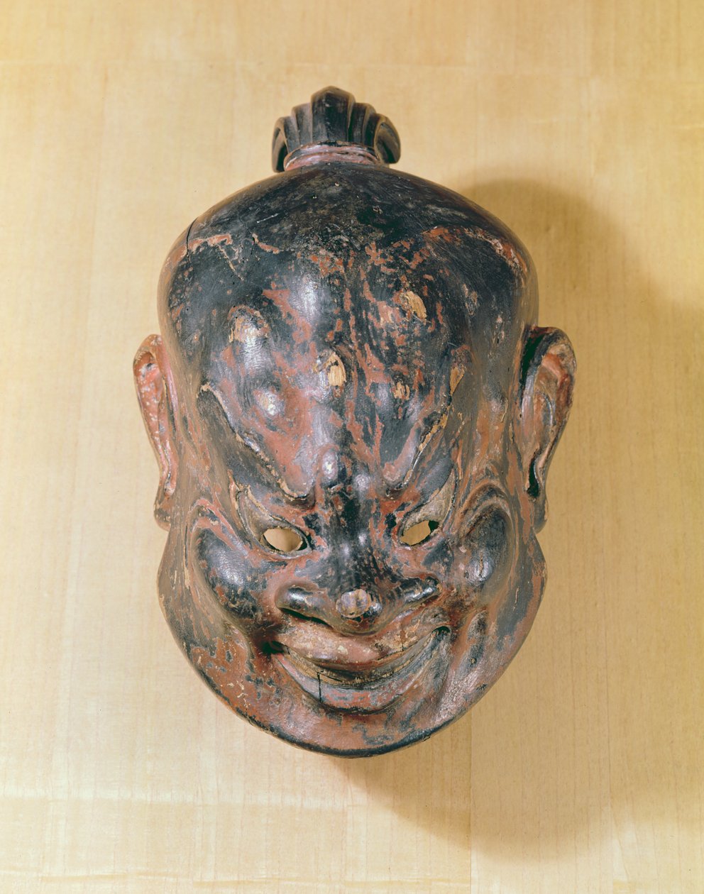 Gigaku masker, Nara Periode (645-794) door Japanese School