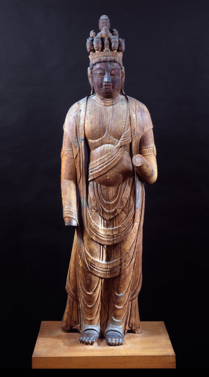 Juichimen Kannon (Elfhoofdige Kannon), Heian periode, vroege 10e eeuw door Japanese School