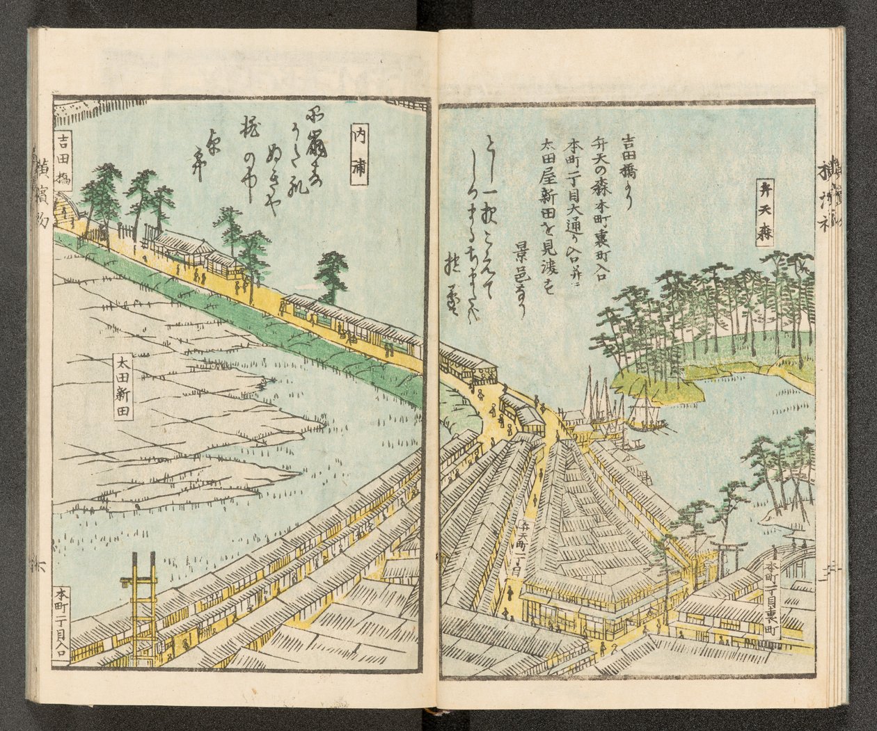Maps 198.b.21, f.6r, Uitzichten van Yokohama door Japanese School