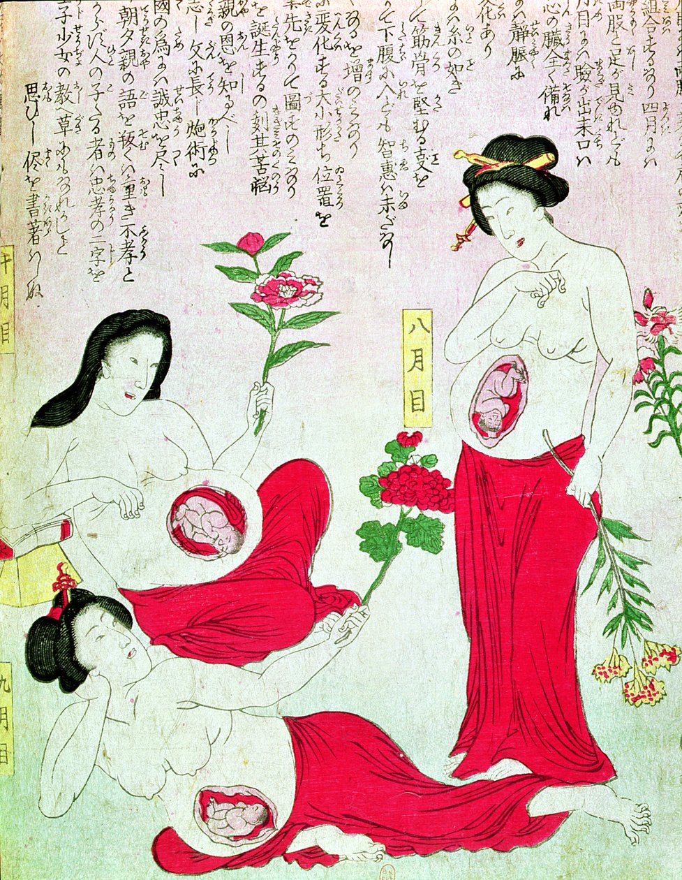 Zwangere vrouwen door Japanese School