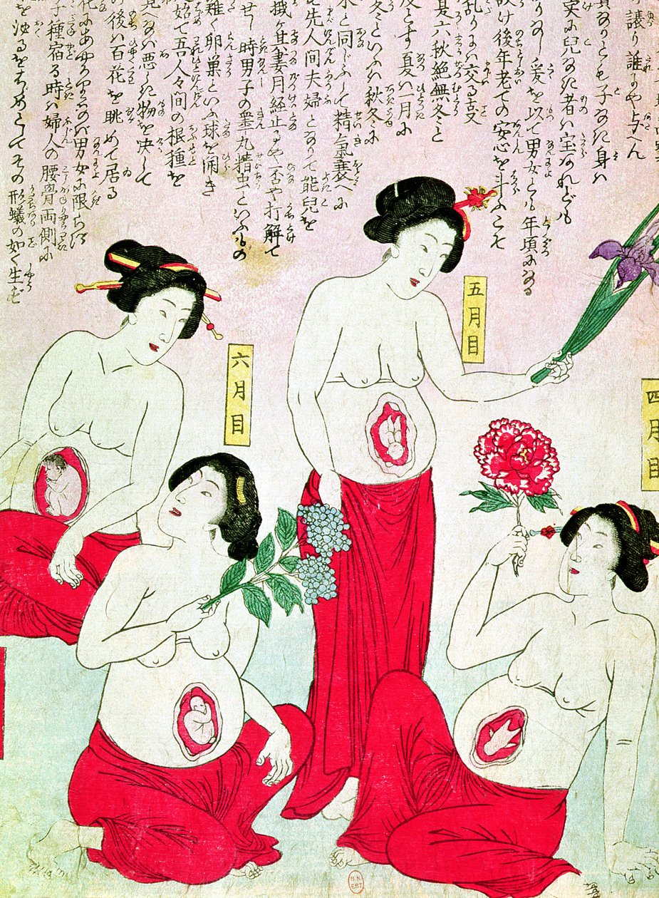 Zwangere vrouwen door Japanese School