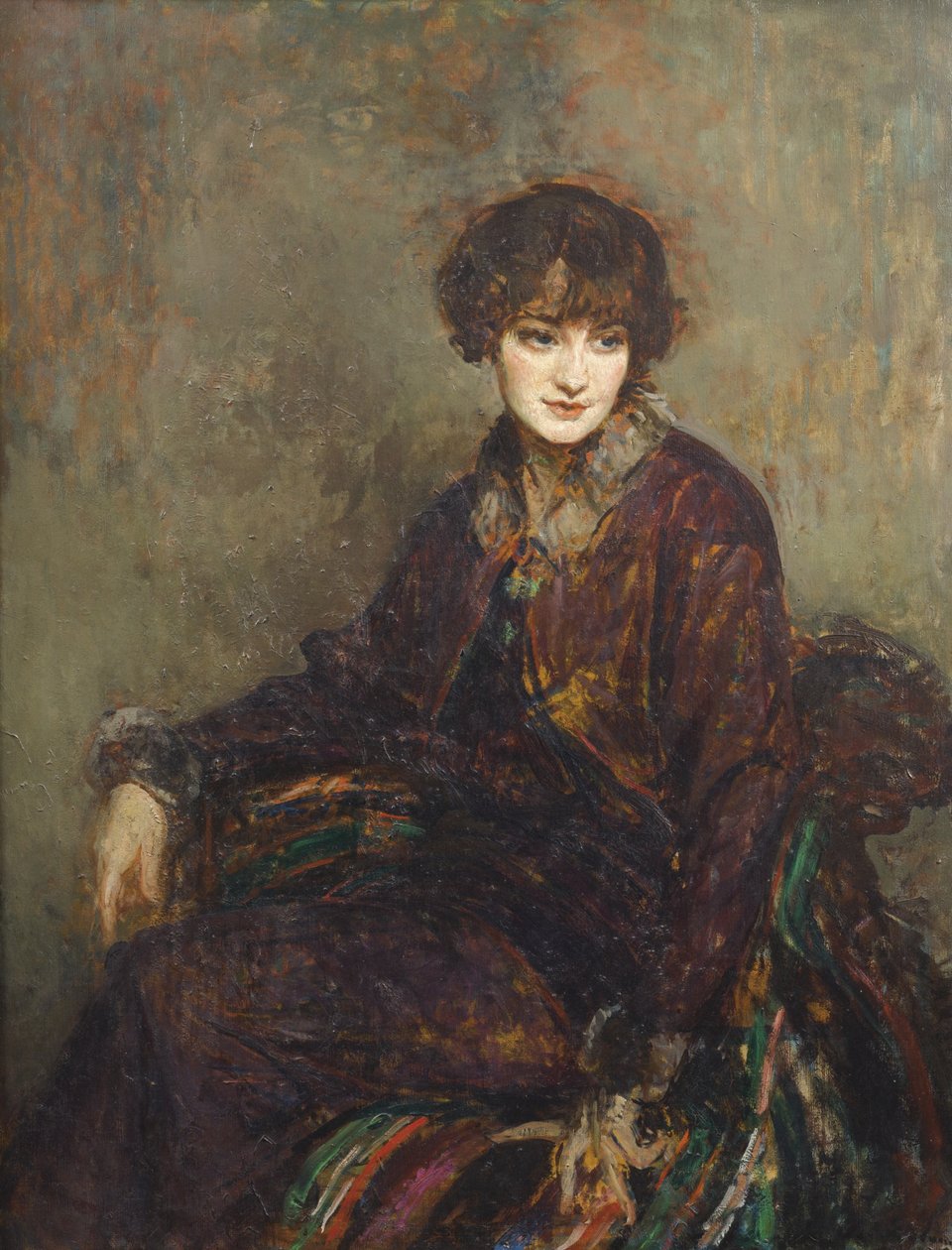 Portret van Daisy Fellowes, geboren Marguerite Decazes de Glücksbierg door Jaques Èmile Blanche