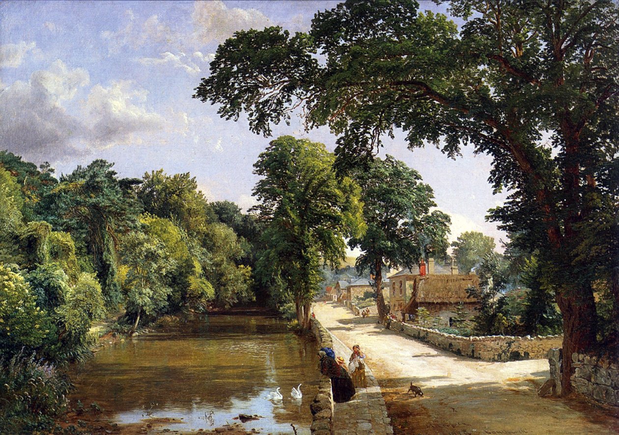 Bonchurch, Isle of Wight, 1859 door Jasper Francis Cropsey