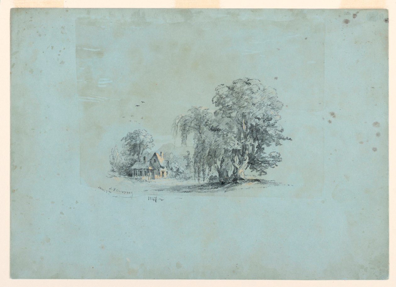 Plattelandstafereel door Jasper Francis Cropsey