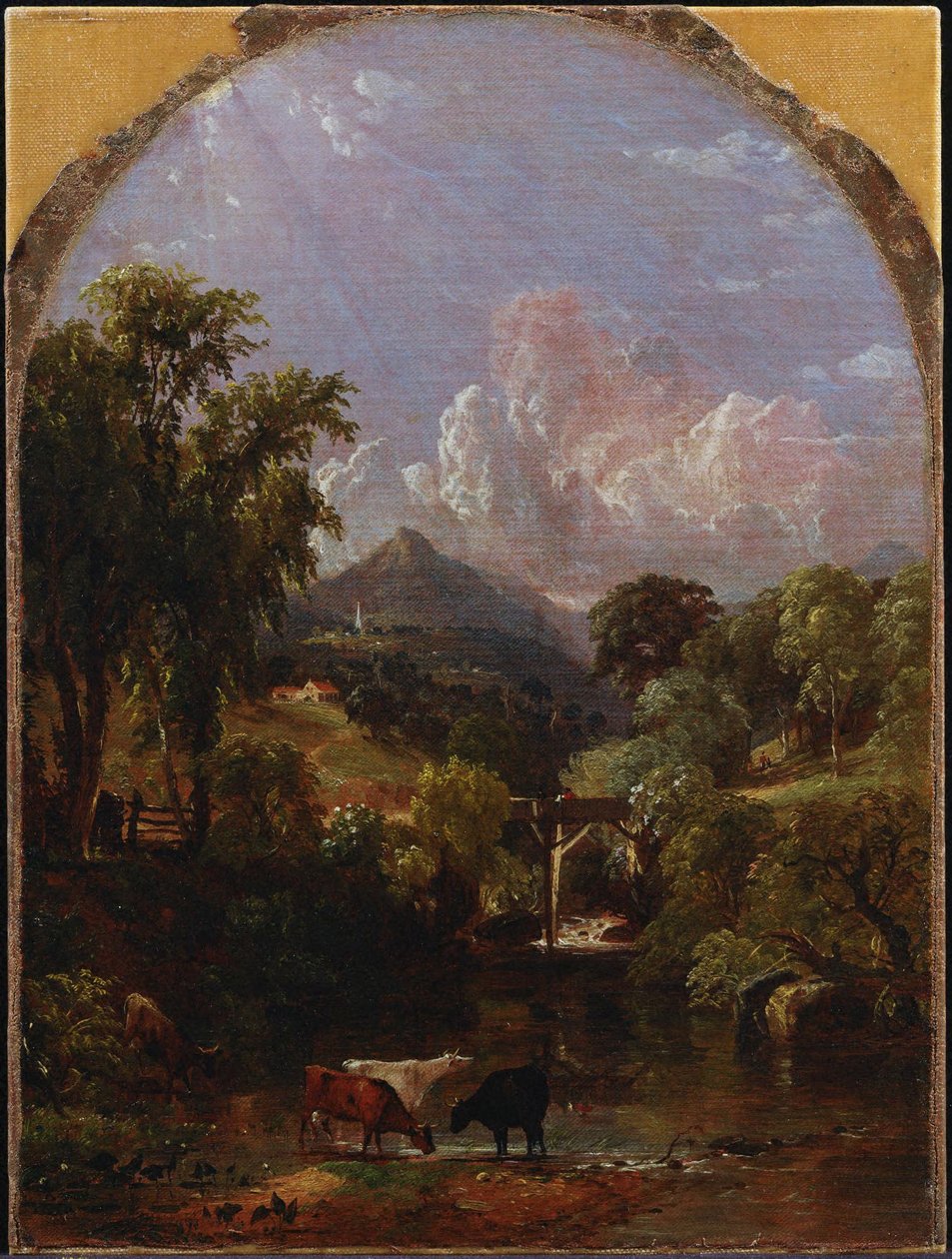 Ochtend door Jasper Francis Cropsey