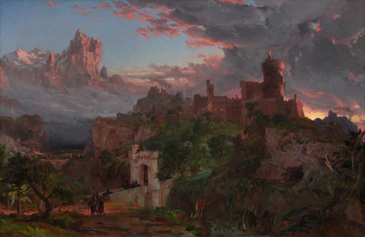 De geest van de oorlog door Jasper Francis Cropsey