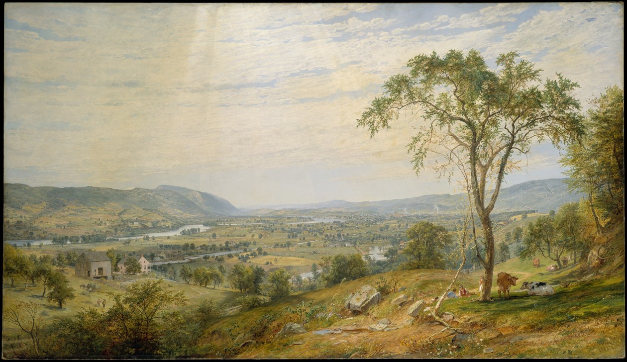De vallei van Wyoming door Jasper Francis Cropsey