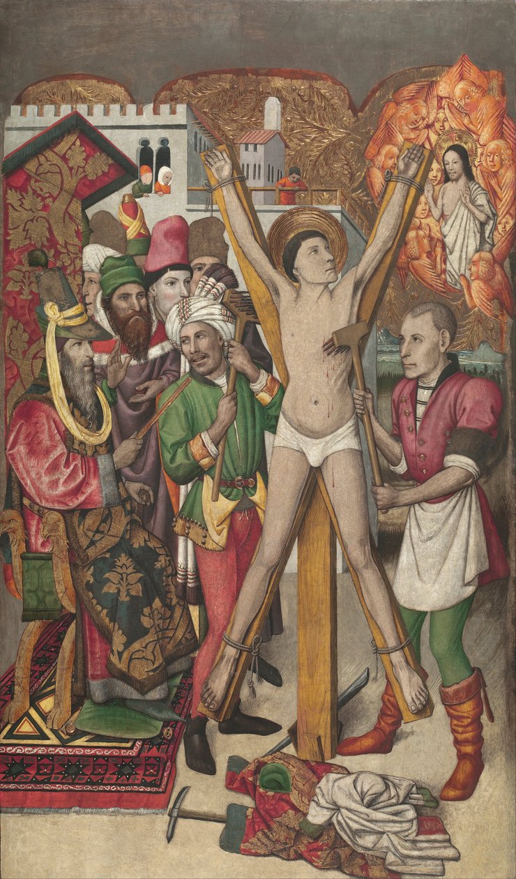 Sint Vincent op het rek door Jaume Huguet