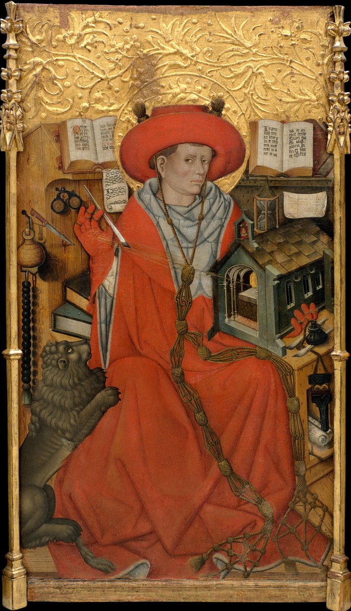 Sint Hiëronymus in zijn Studie door Jaume Ferrer