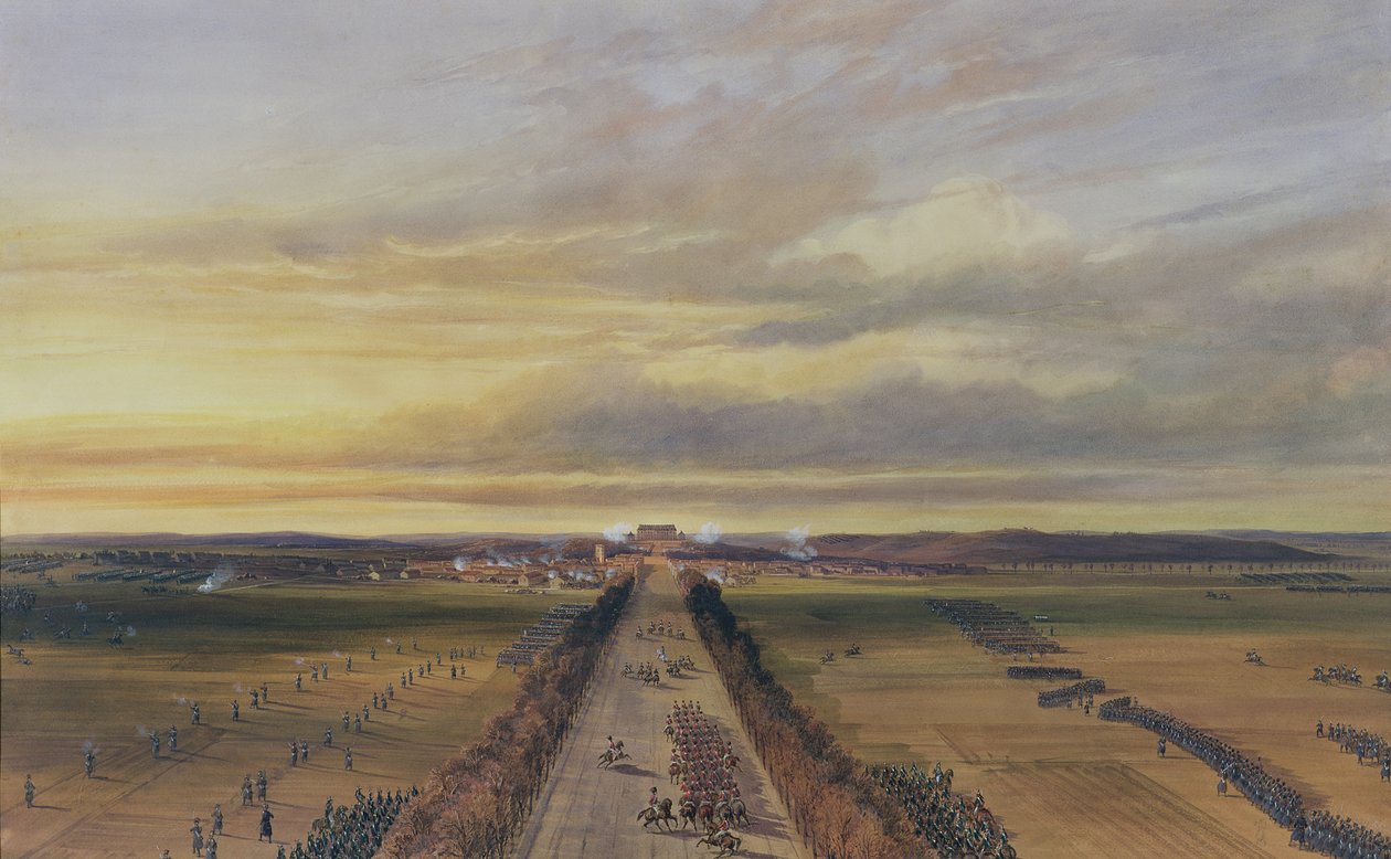 Slag bij Brienne, 29 januari 1814, 1840 door Jean Antoine Simeon Fort
