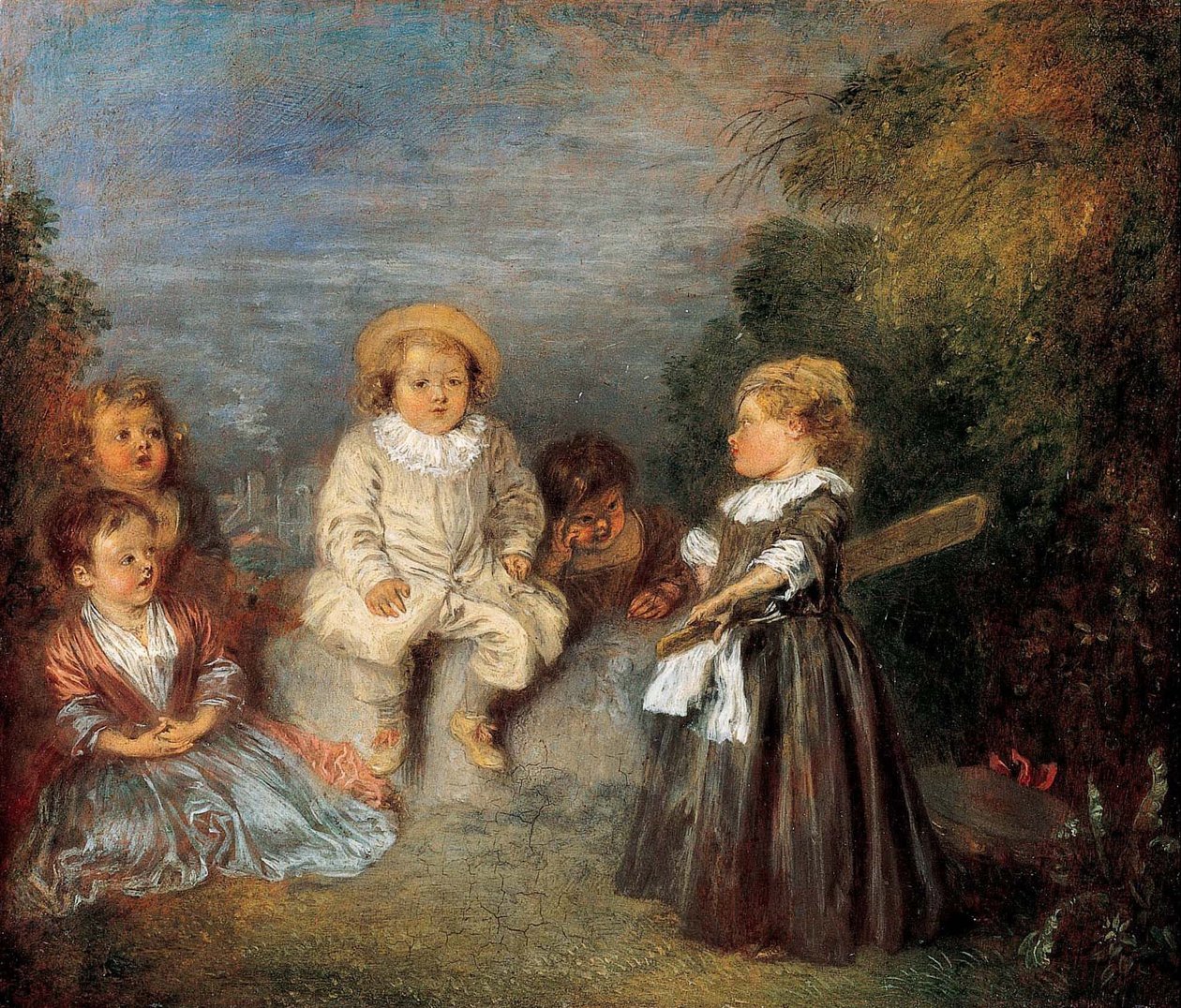 Heureux age! Age dor door Jean Antoine Watteau