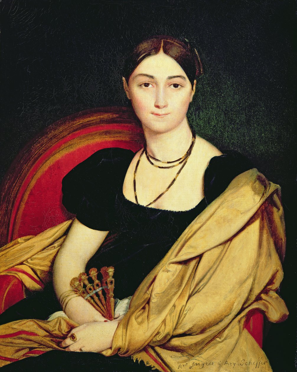 Madame Devaucay, 1807 door Jean Auguste Dominique Ingres
