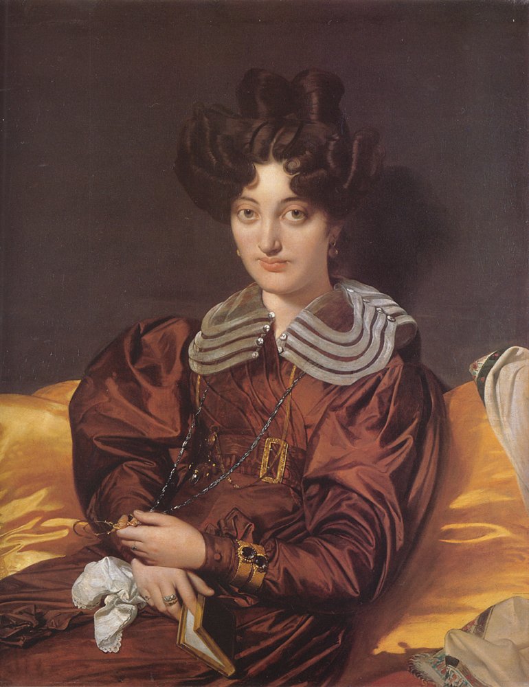 Madame Marie Marcotte door Jean Auguste Dominique Ingres