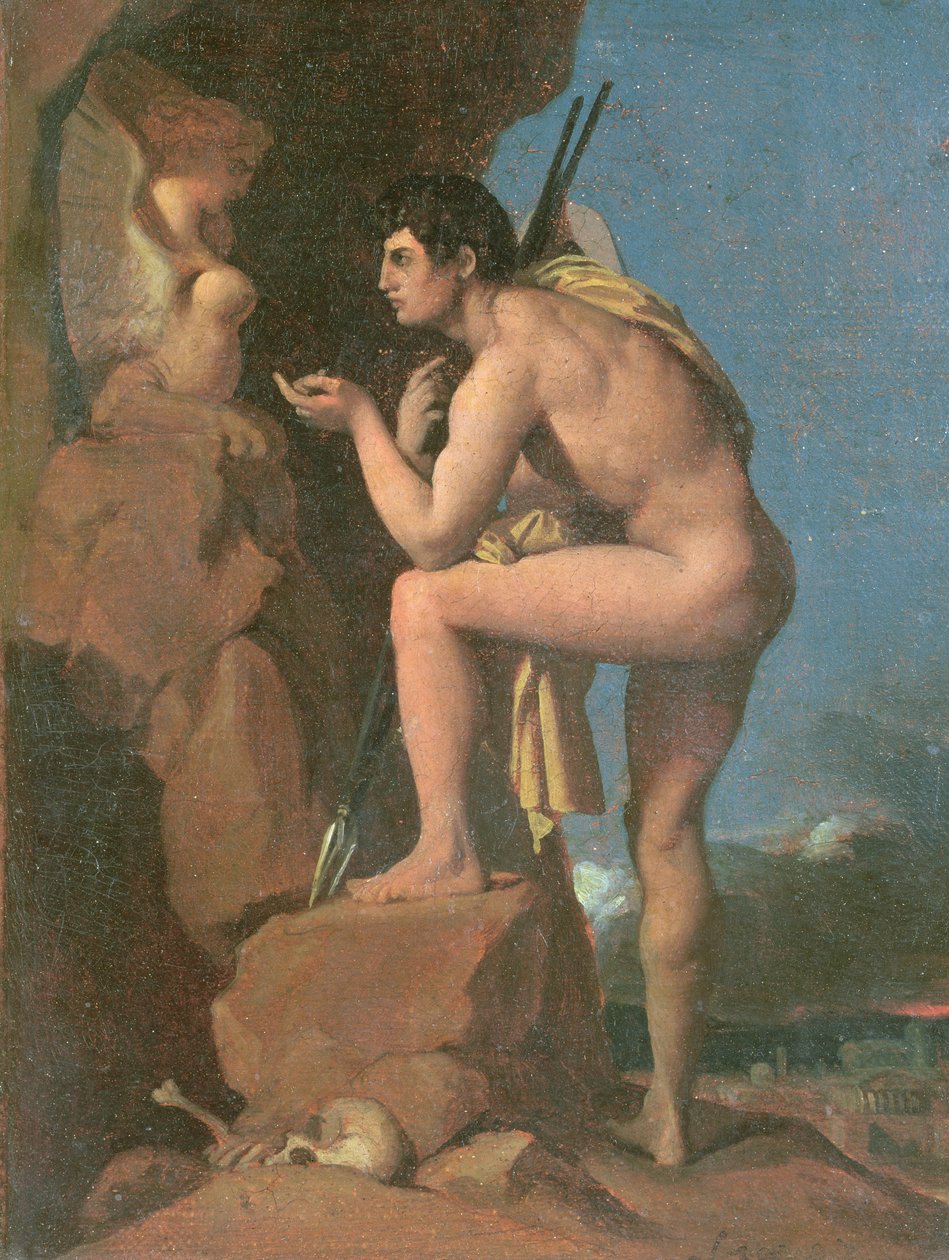 Oedipus en de Sfinx, c.1826 door Jean Auguste Dominique Ingres