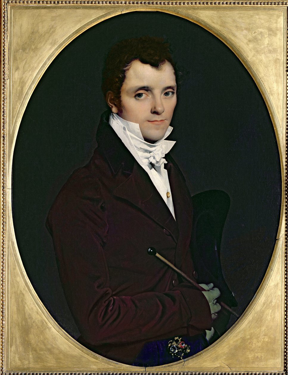Portret van Edme Bochet (1783-1871), 1811 door Jean Auguste Dominique Ingres