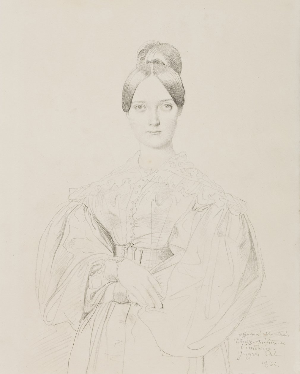 Portret van Madame Thiers, 1834 door Jean Auguste Dominique Ingres