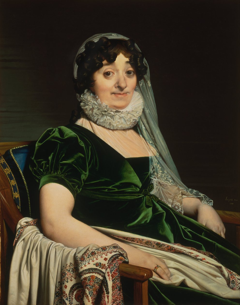 Portret van de gravin van Tournon door Jean Auguste Dominique Ingres
