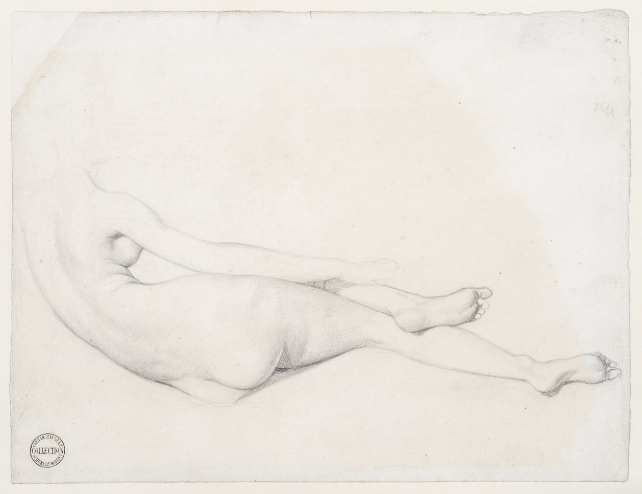 Studie voor La Grande Odalisque, 1814 door Jean Auguste Dominique Ingres