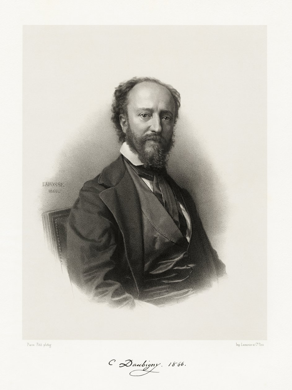Charles François Daubigny door Jean Baptiste Adolphe Lafosse