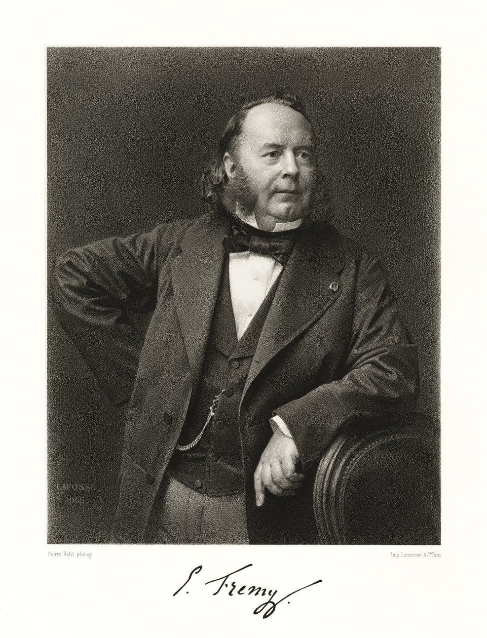 Edmond Fremy door Jean Baptiste Adolphe Lafosse