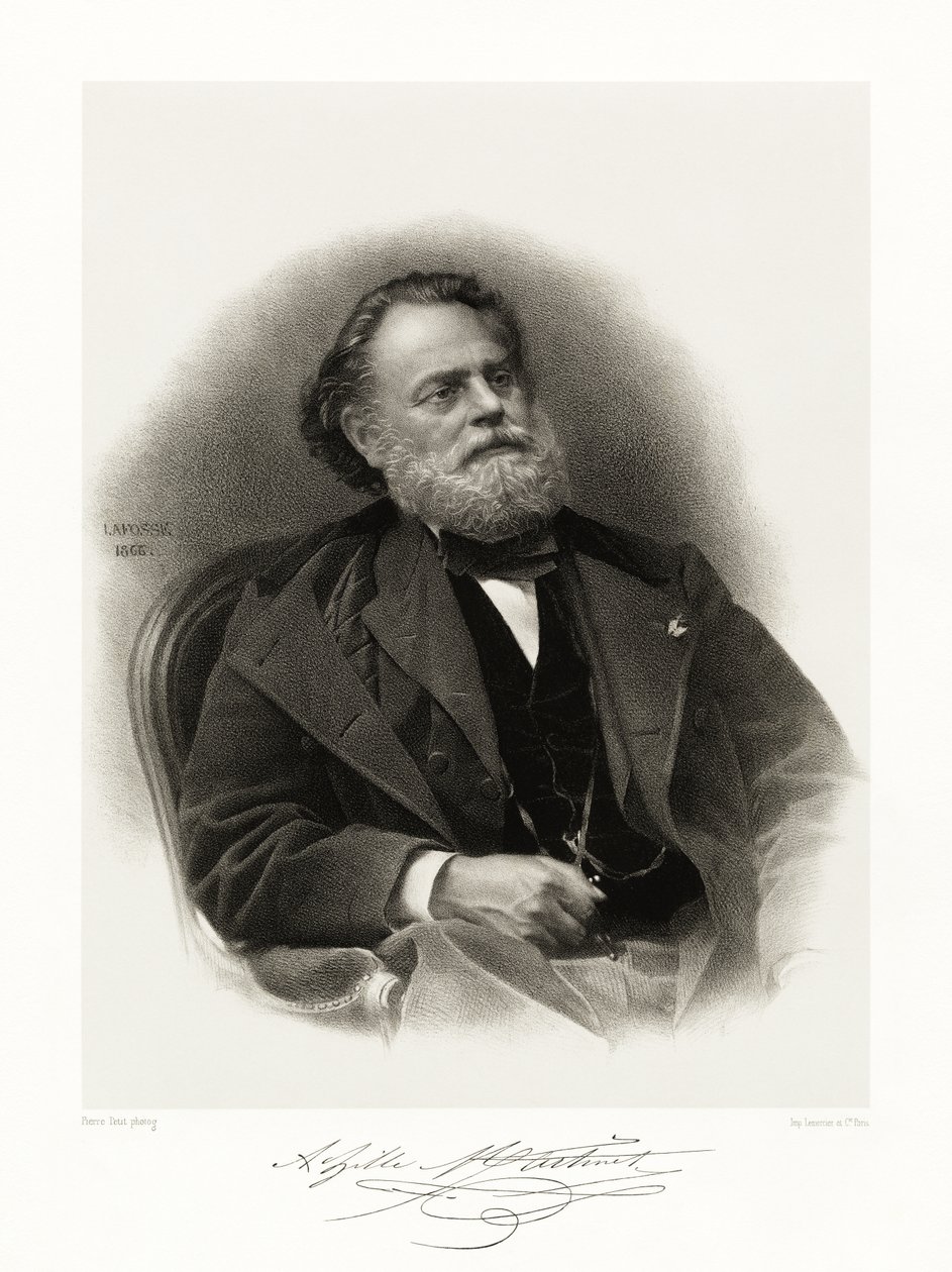 Louis Achille Martinet, 1865-66 door Jean Baptiste Adolphe Lafosse