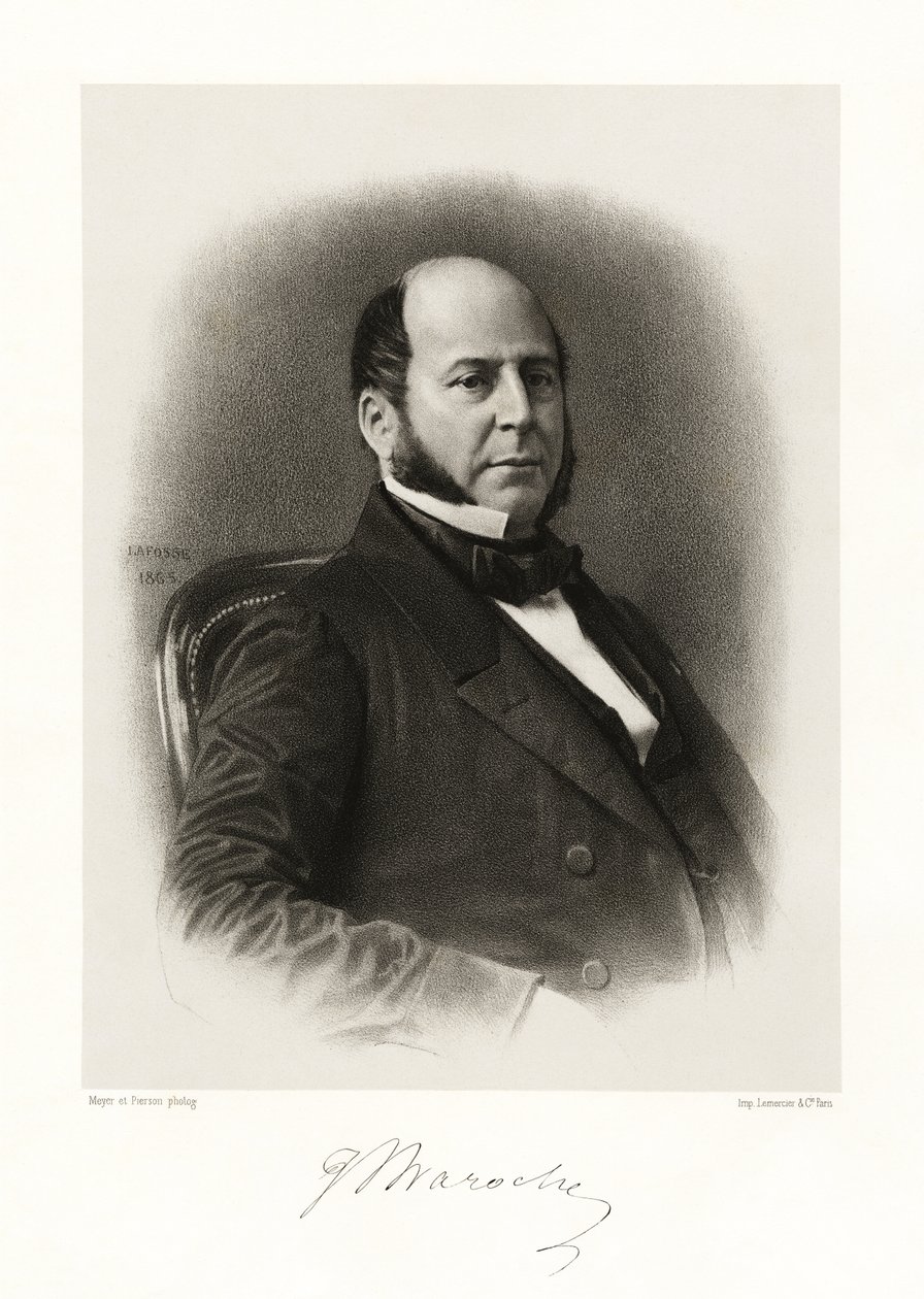 Pierre Jules Baroche door Jean Baptiste Adolphe Lafosse