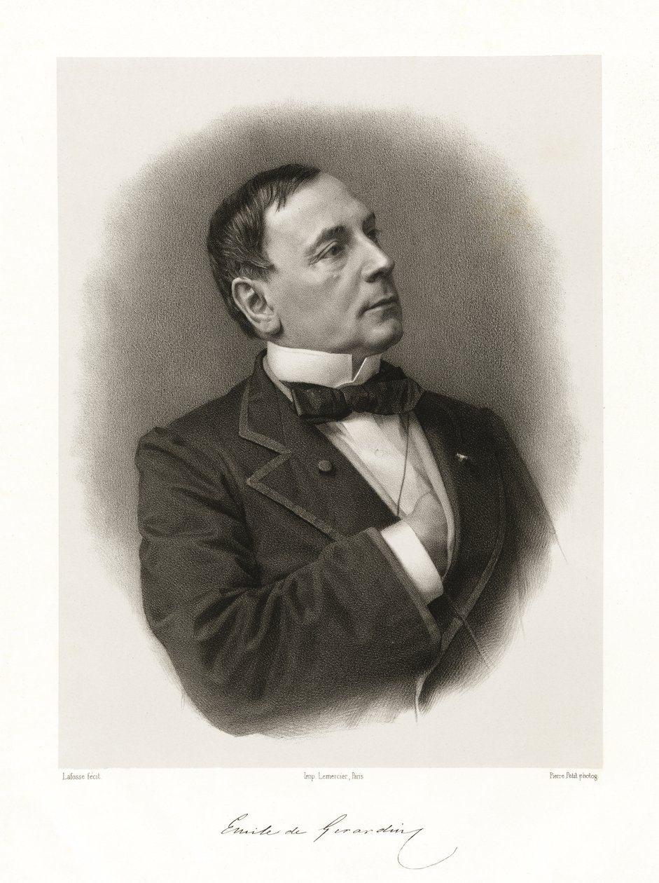 Émile de Girardin door Jean Baptiste Adolphe Lafosse