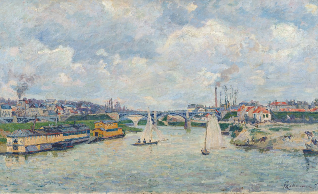 Charenton Port, 1878 door Jean Baptiste Armand Guillaumin