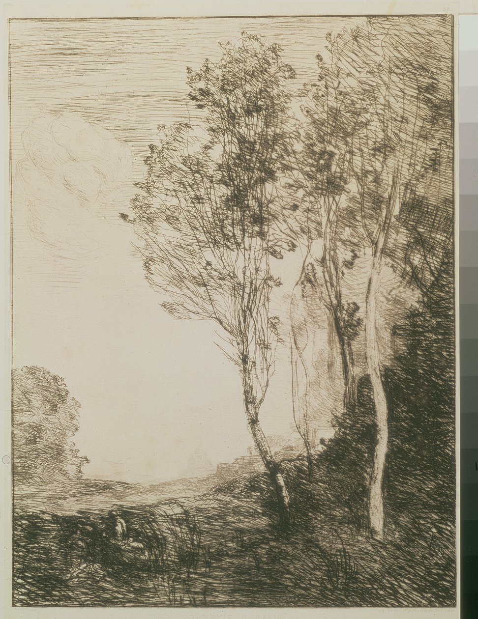Herinnering aan Italië, 1863 door Jean Baptiste Camille Corot