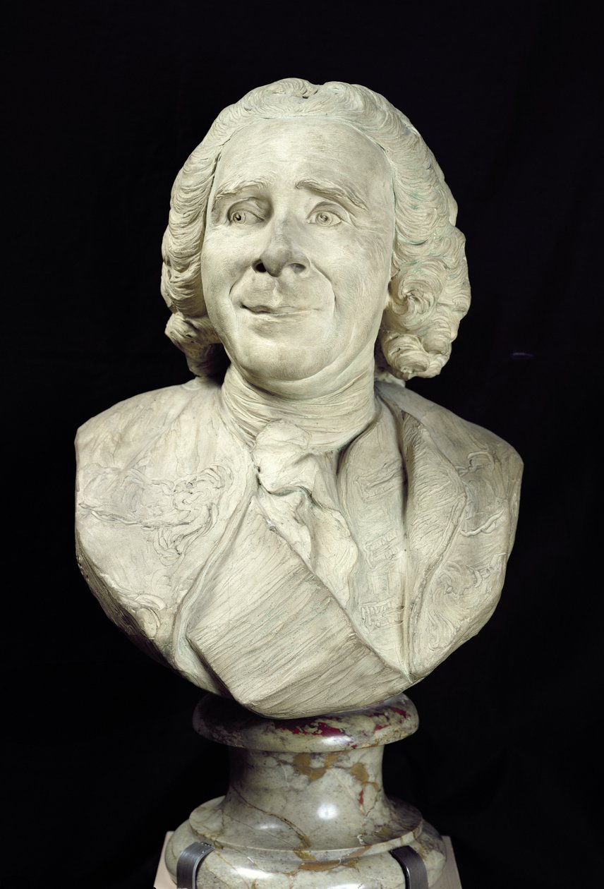 Buste van Rene Antoine Ferchault de Reaumur, 1751 door Jean Baptiste II Lemoyne