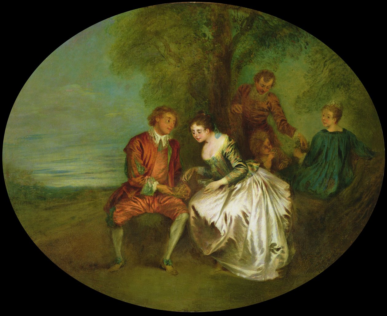 De Vogelvanger door Jean Baptiste Joseph Pater
