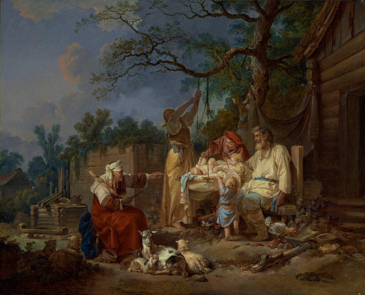 De Russische wieg door Jean Baptiste Le Prince