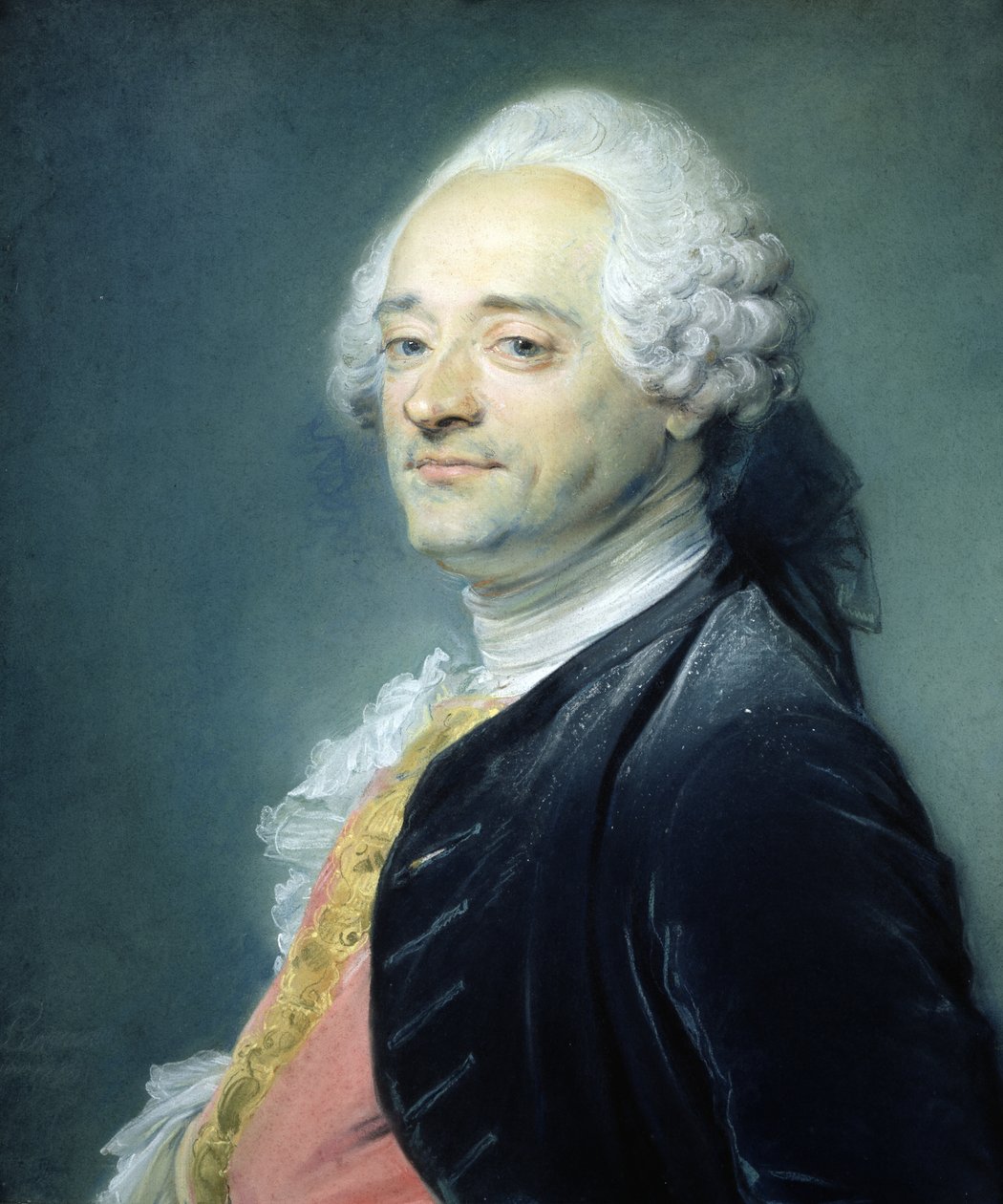 Portret van Maurice Quentin de la Tour, 1750 door Jean Baptiste Perronneau