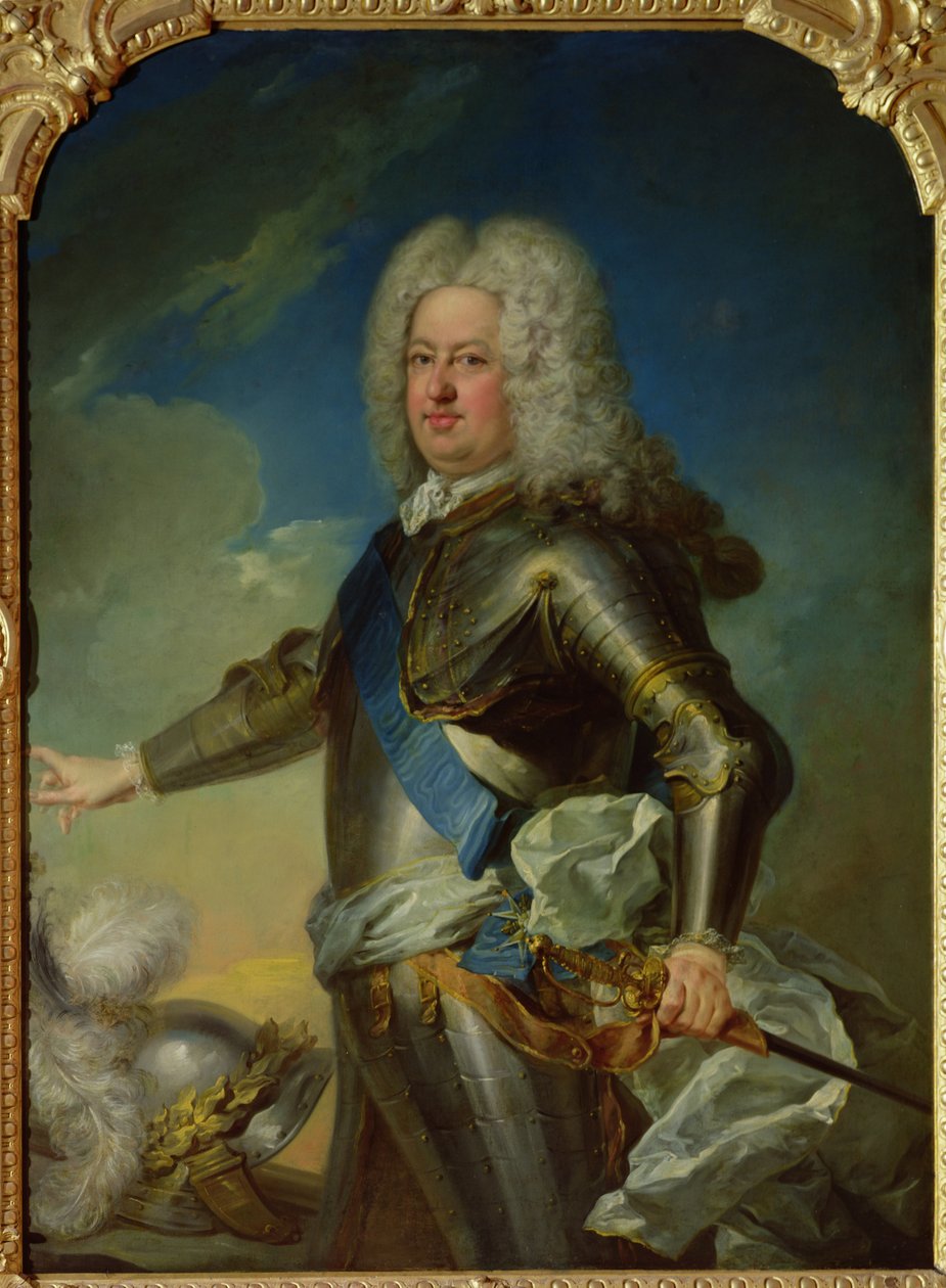 Portret van Stanislas Lesczinski (1677-1766) Koning van Polen door Jean Baptiste van Loo