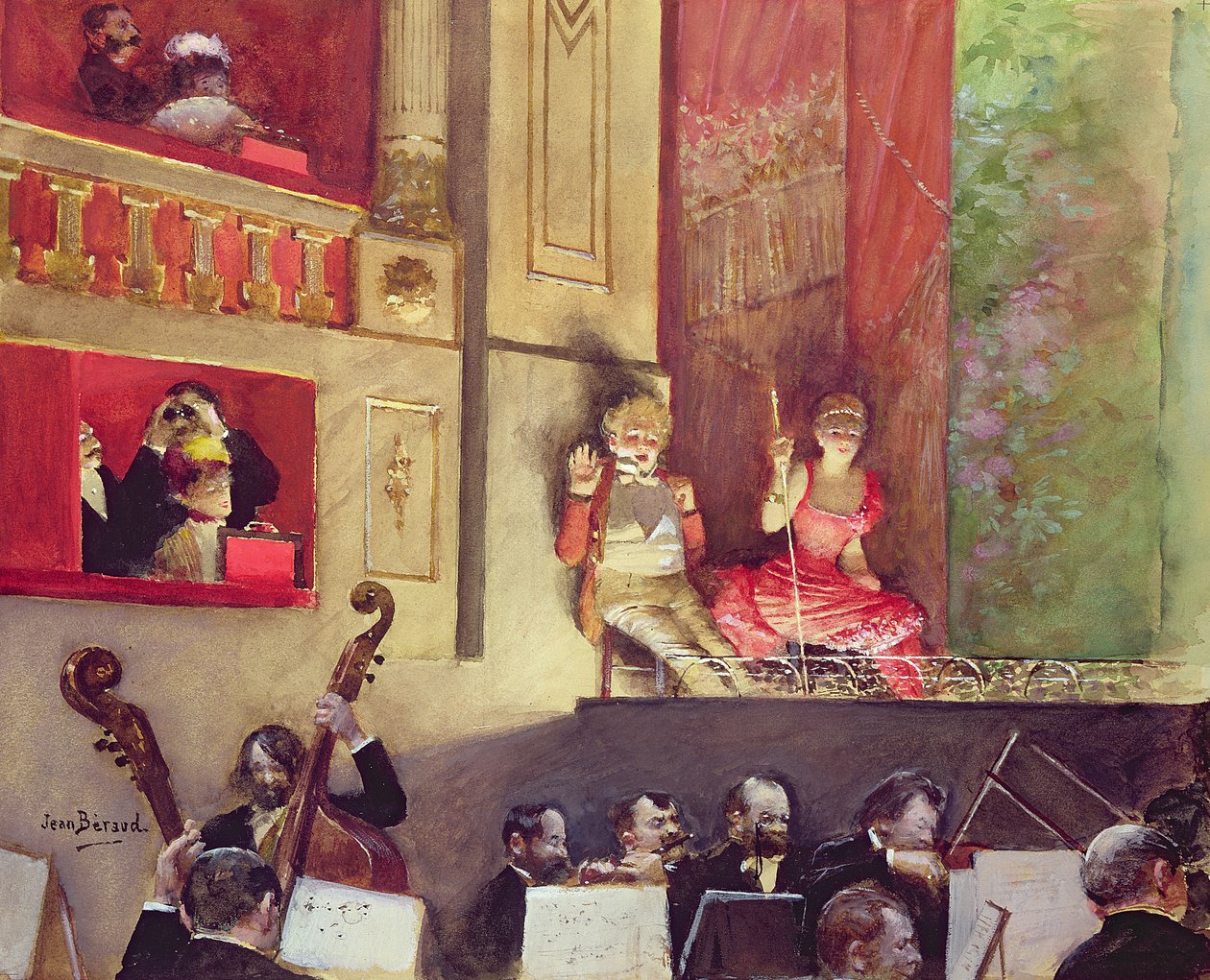 Caféconcert door Jean Beraud