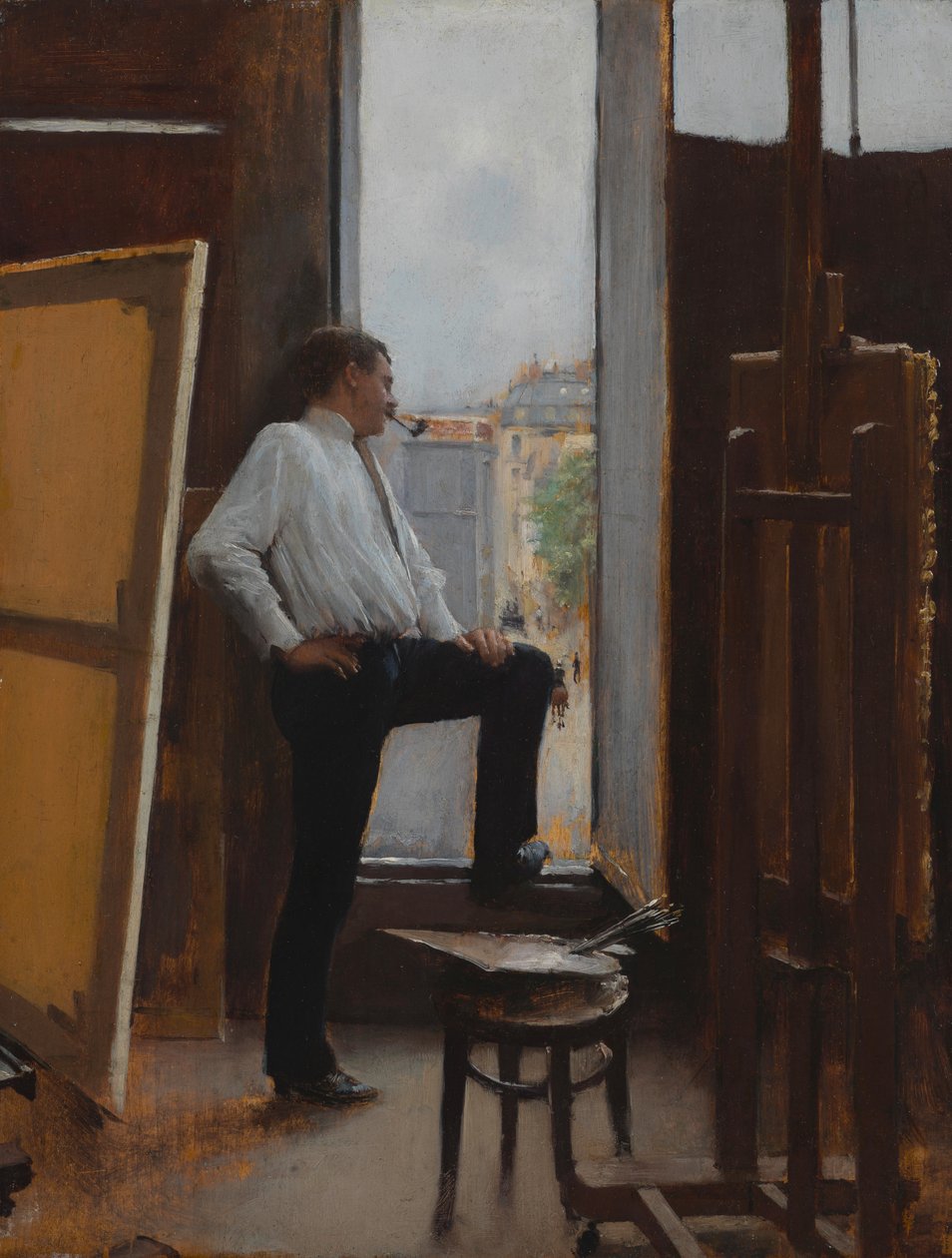 In het atelier door Jean Beraud
