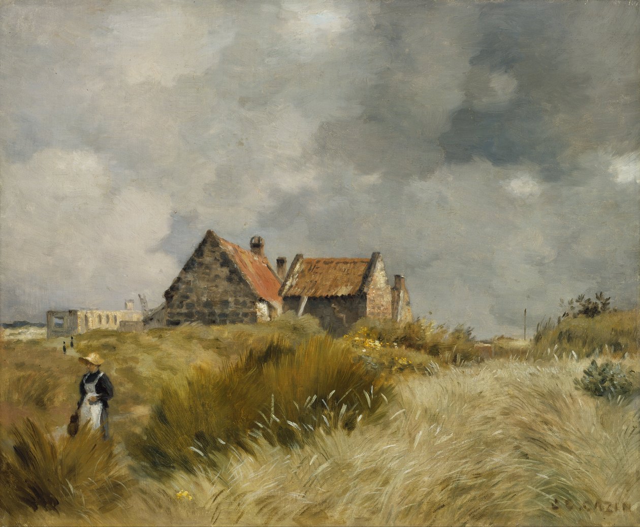 Huisje in de Duinen door Jean Cazin