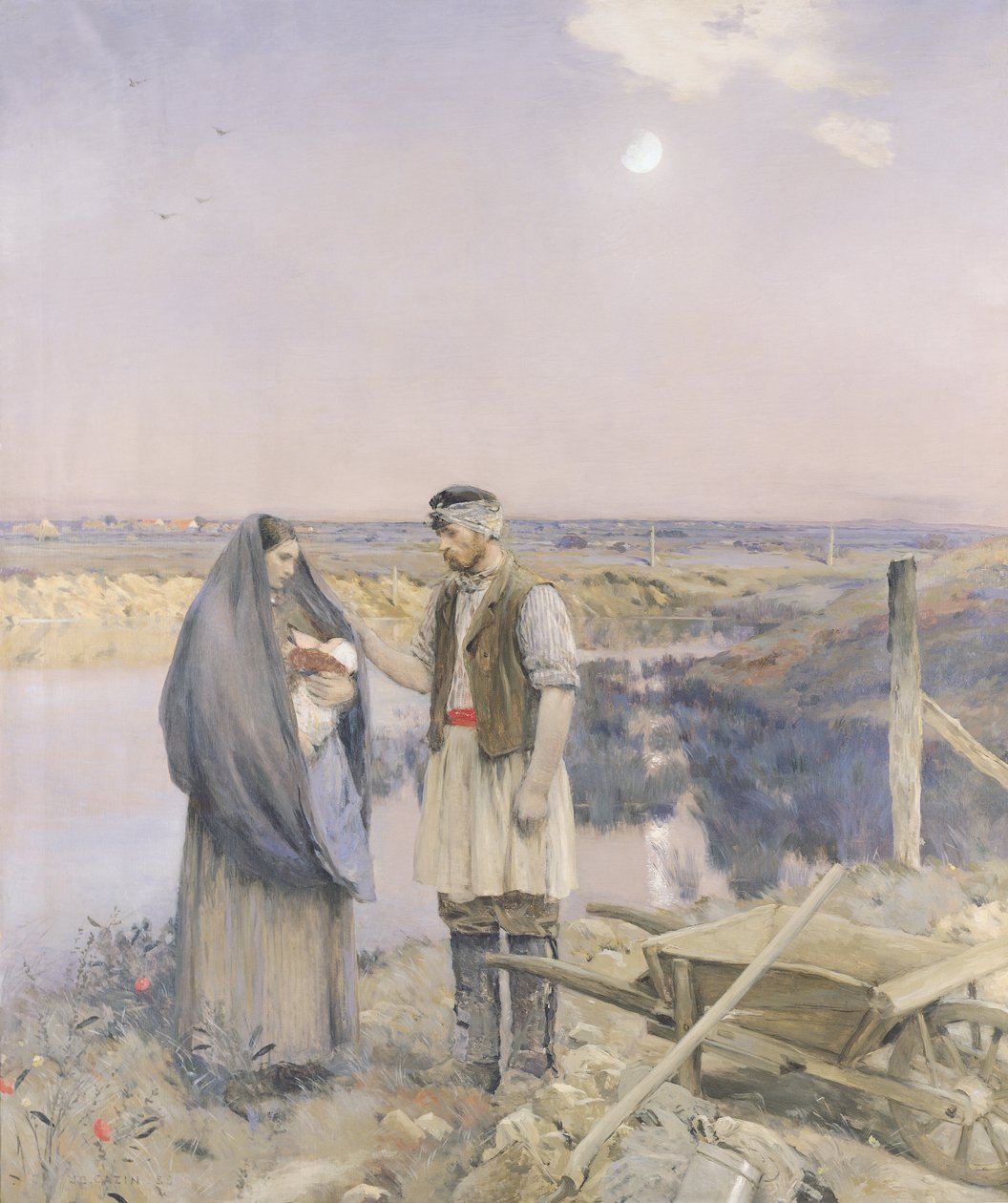Het Einde van de Dag, 1888 door Jean Charles Cazin