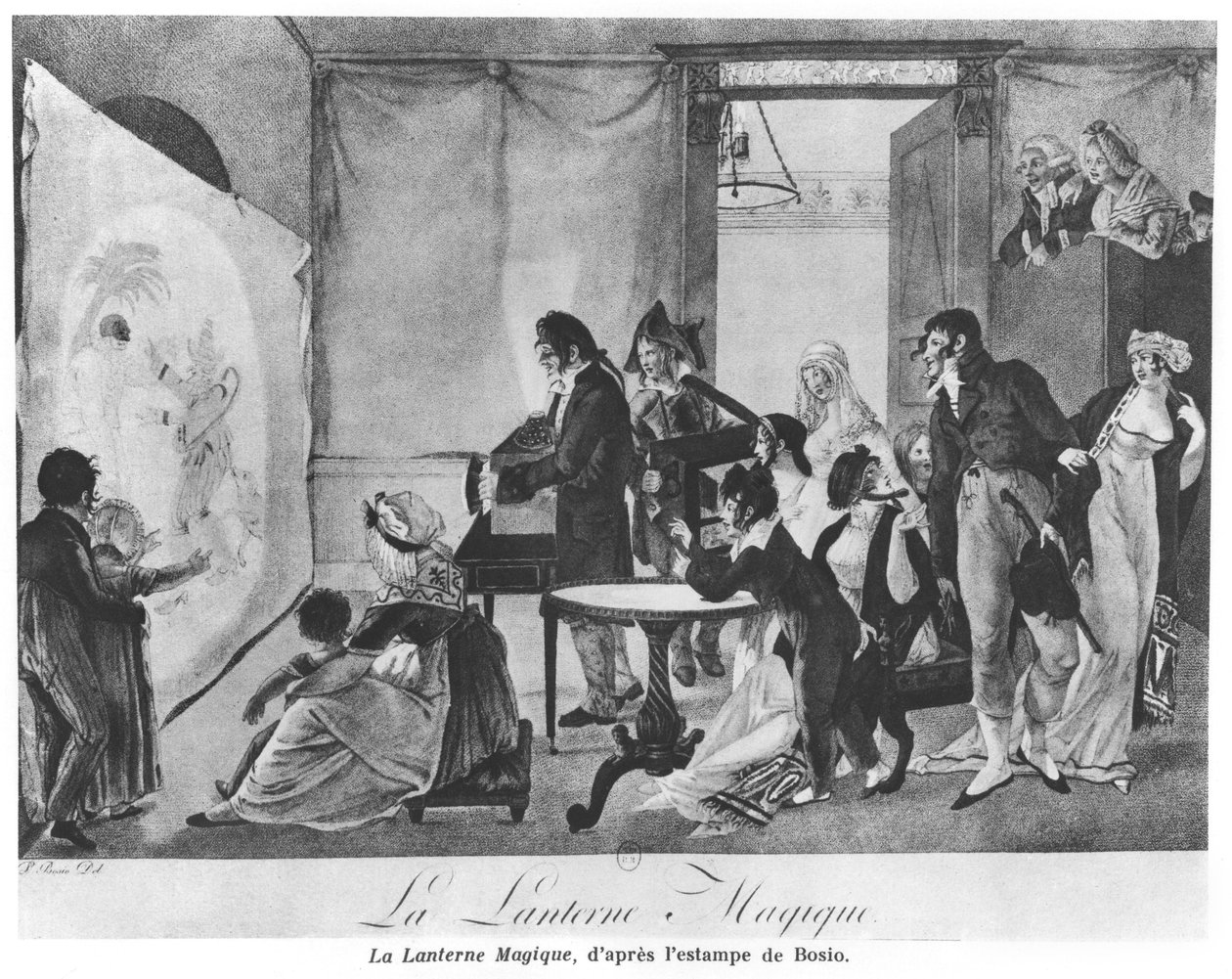 De Toverlantaarn, 1798 door Jean Francois Bosio