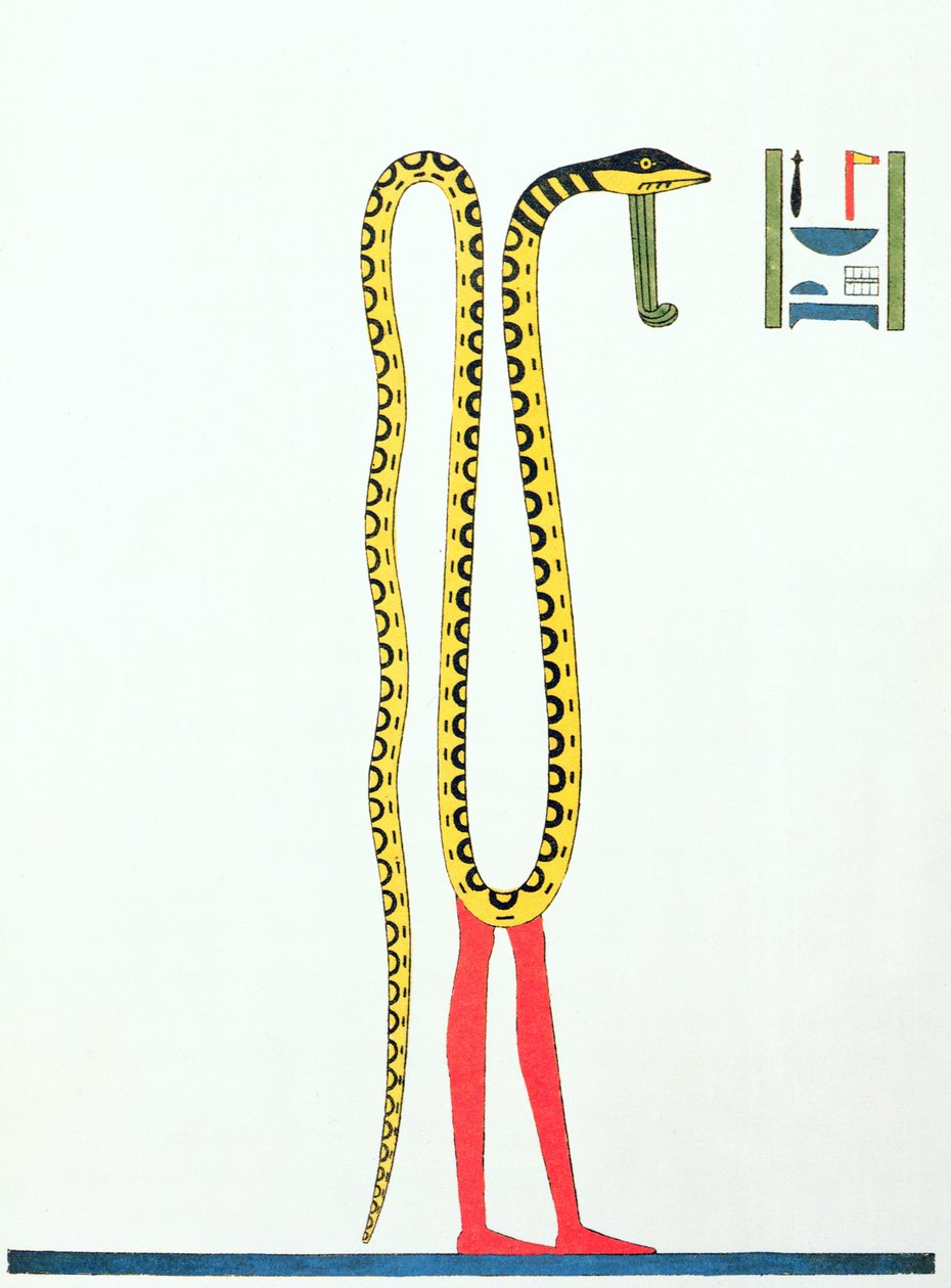 Symbool van Chnouphis of Kneph, een van de vormen van Amon uit het 