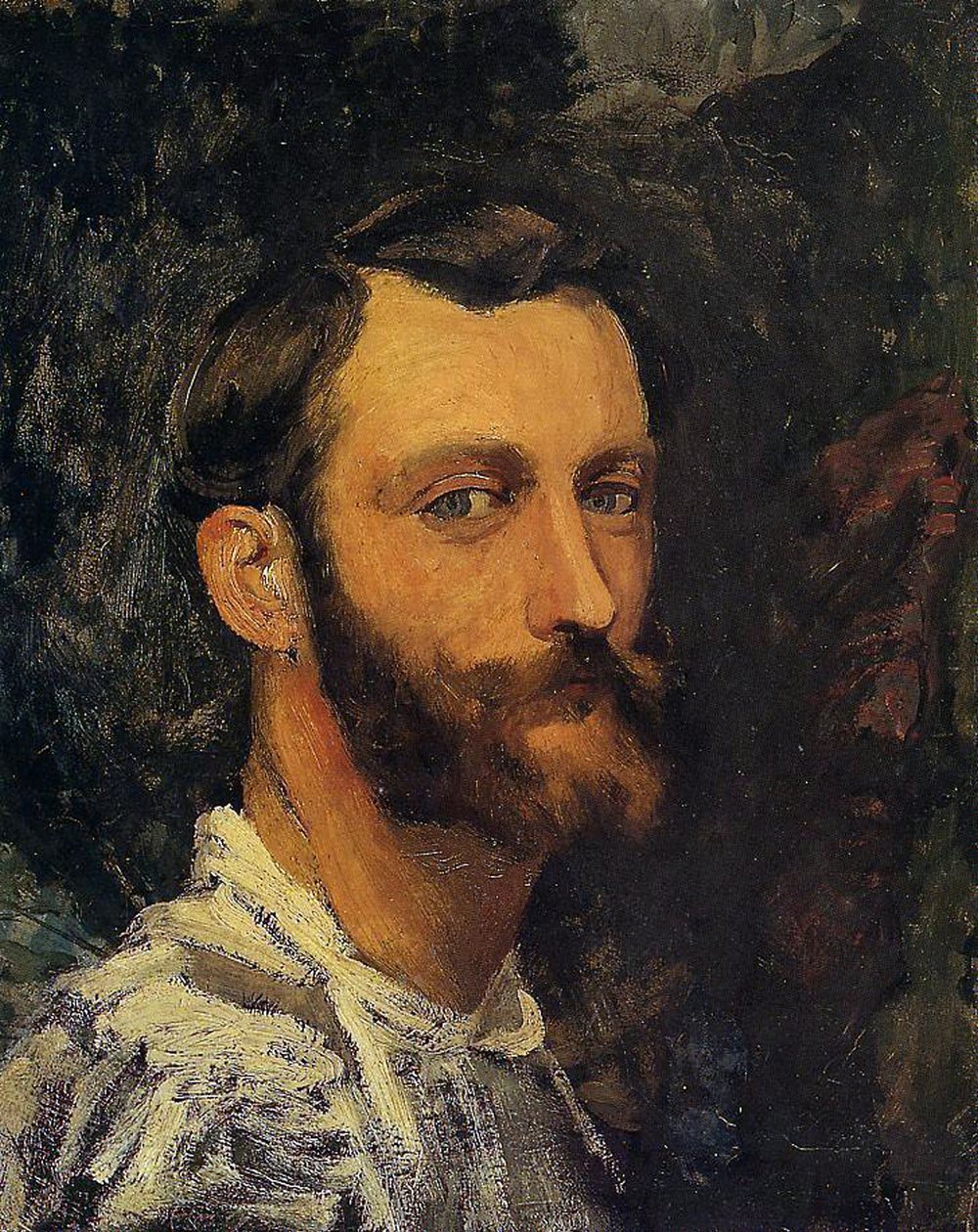 Zelfportret door Jean Frederic Bazille