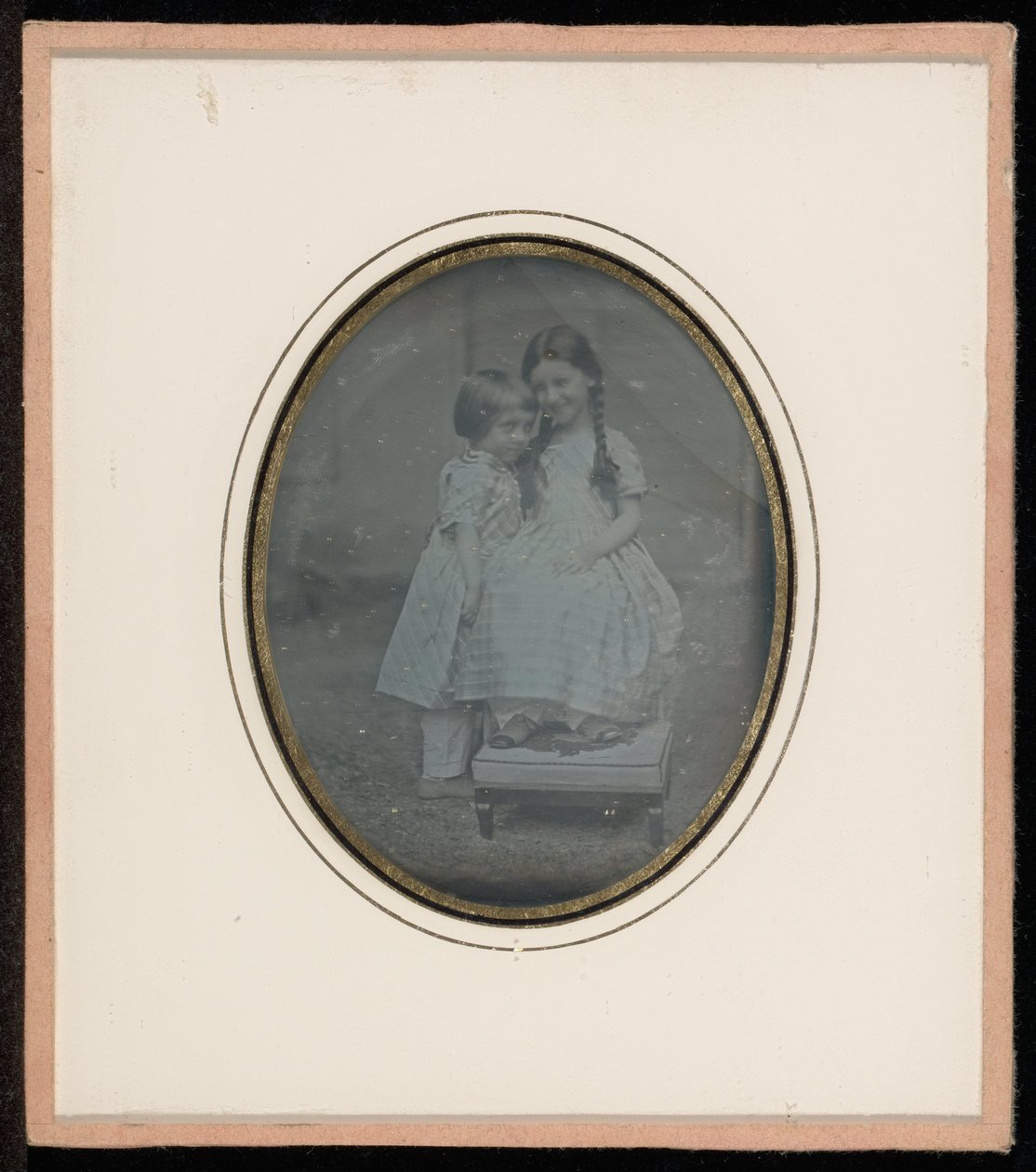 (Portret van twee van de dochters van Sophie Eynard-Eynard) door Jean Gabriel Eynard