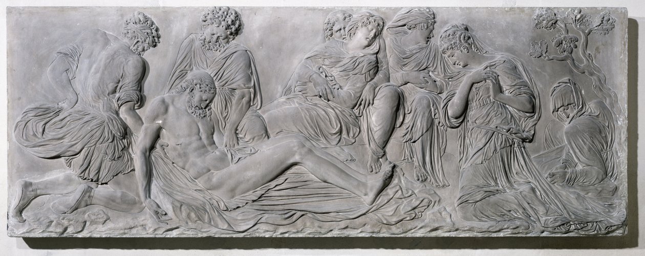 De klaagzang of Onze Lieve Vrouw van Pijn, 1544-45 door Jean Goujon