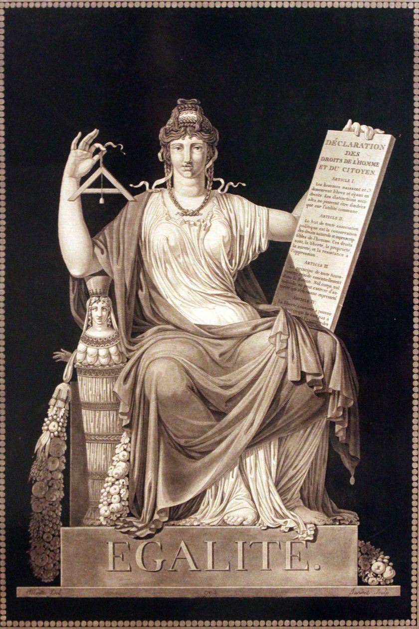 Gelijkheid door Jean Guillaume Moitte