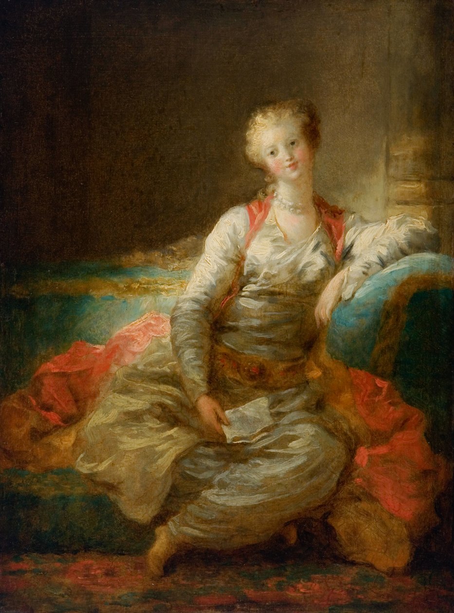 De kleine sultane door Jean-Honore Fragonard