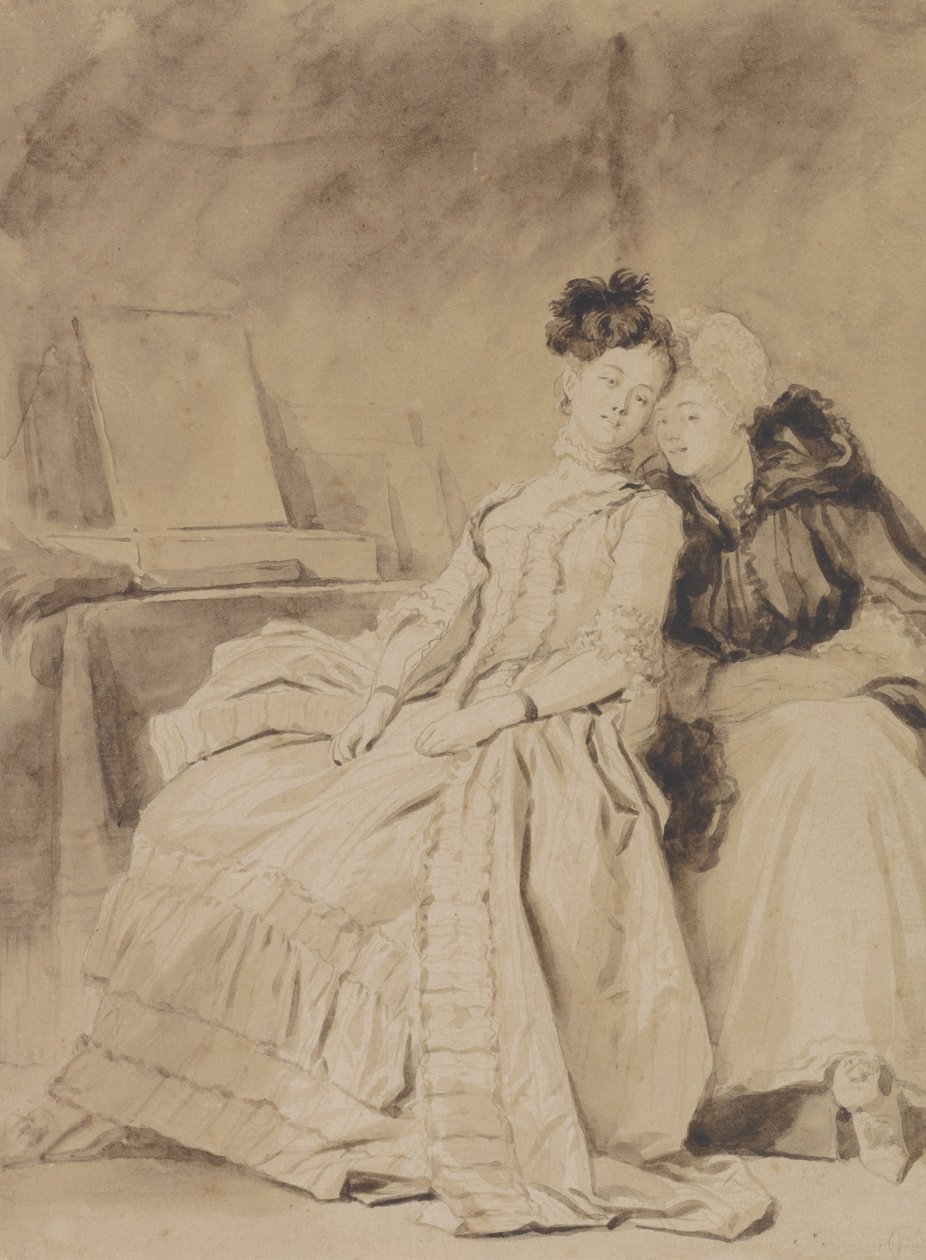 Het intieme gesprek door Jean Honore Fragonard