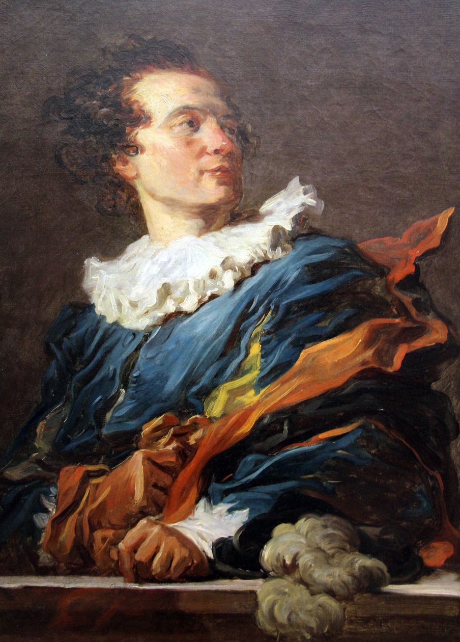 Portret van de abt van Saint door Jean-Honore Fragonard