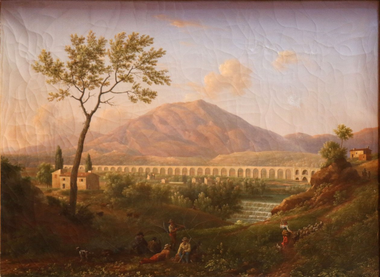 Het aquaduct van Carpentras door Jean Joseph Xavier Bidauld