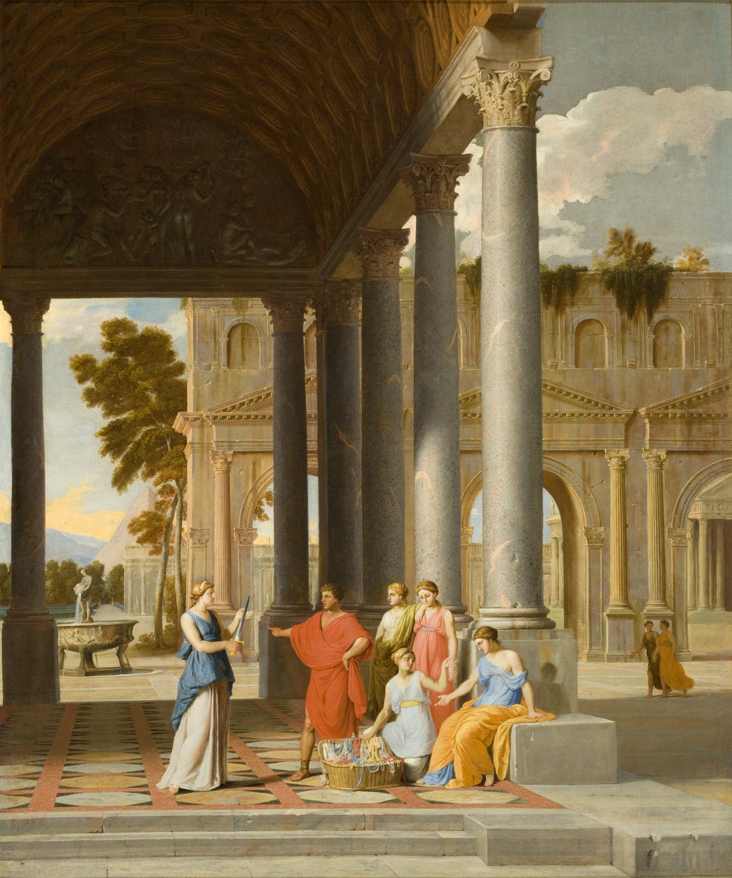 Achilles ontdekt tussen de dochters van Lycomedes door Jean Lemaire