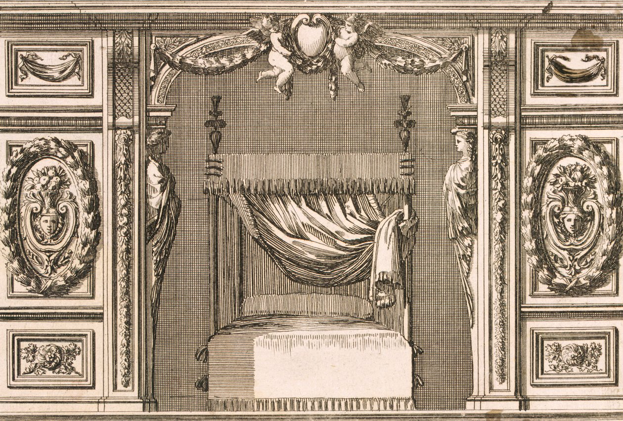 Ontwerp voor een bednis, ca. 1660 door Jean Lepautre